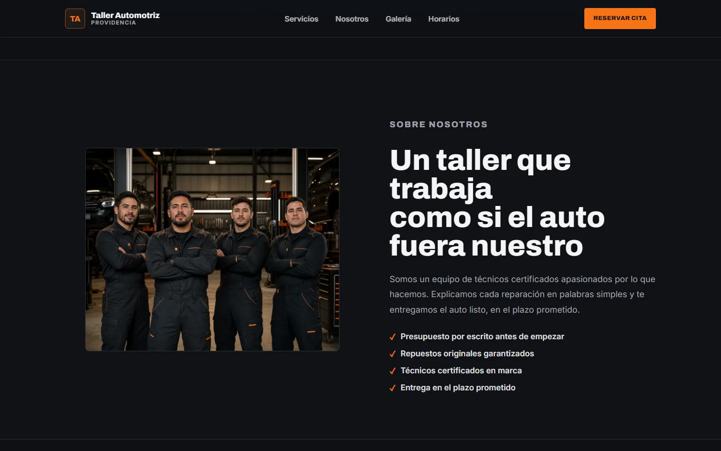 Preview Taller Automotriz